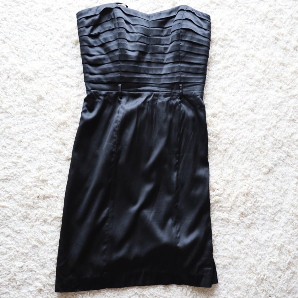 Black Silk Cocktail Dress, Betsy Johnson, Size 10